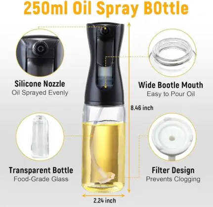 240ml Oil Spray Glass Bottle