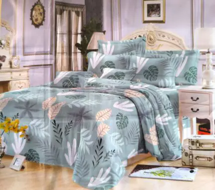 4 in 1 Microfibre Double-Sided Duvet Cover Sets