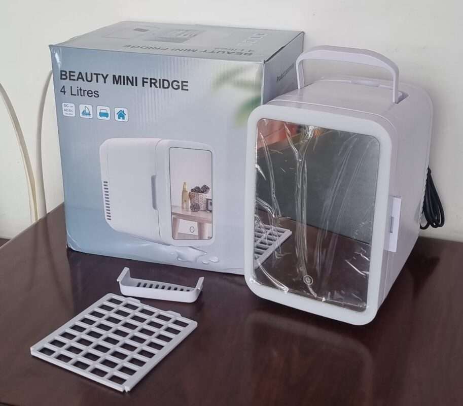 4L Portable Car Fridge with Mirror (AC/DC)