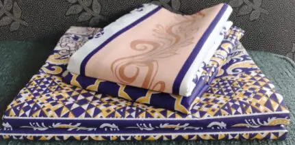 6 Piece Cotton Reverse Bedsheet Sets