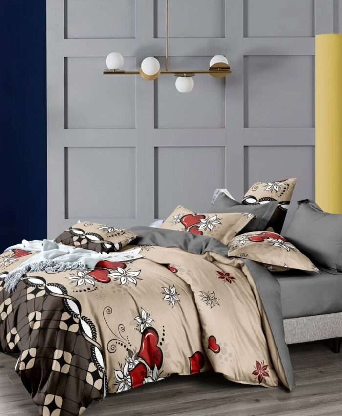 Floral Cozy Woolen Duvet Set