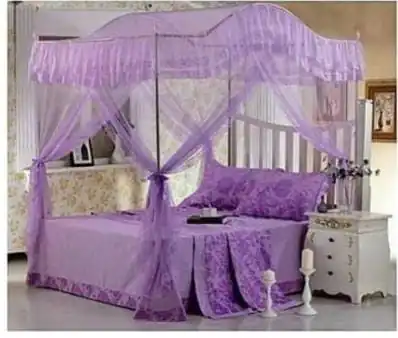 Four Stands Curved Mosquito Nets
