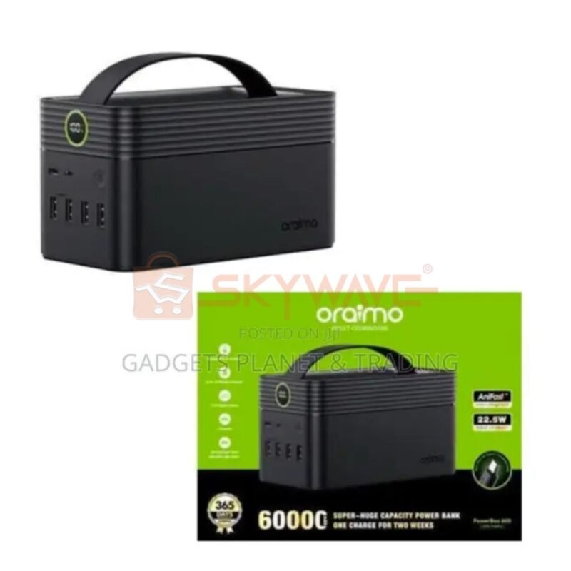 Oraimo PowerBox 600 OPB-P600Q – 60,000mAh Power Bank