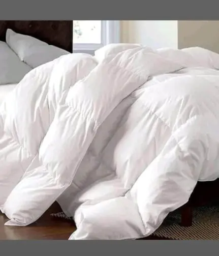 Quality Plain White Cotton Duvet Set 4x6
