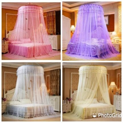 Quality Round Mosquito Nets – Big Size (5x6, 6x6)