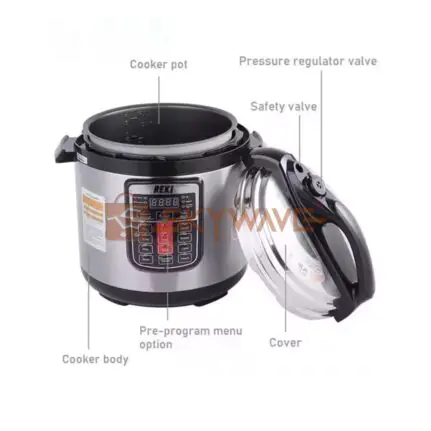 REKI 6 Liter Electric Pressure Cooker