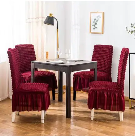 Turkey Dining Seat Covers (Bubble with Frails)