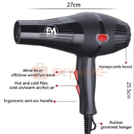 Em ElectroMate Blow Dryer Hair Blower 2200W