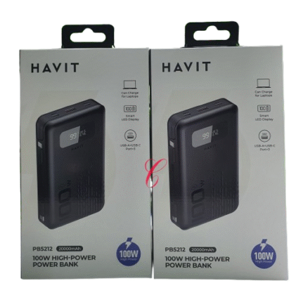 Havit PB5212 20,000mAh 100W High-Power Power Bank