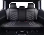 Universal Black PU Leather Car Seat Cover for 5-Seaters