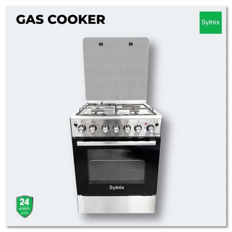 Syinix 60x60 3+1 Standing Cooker with Electric Oven