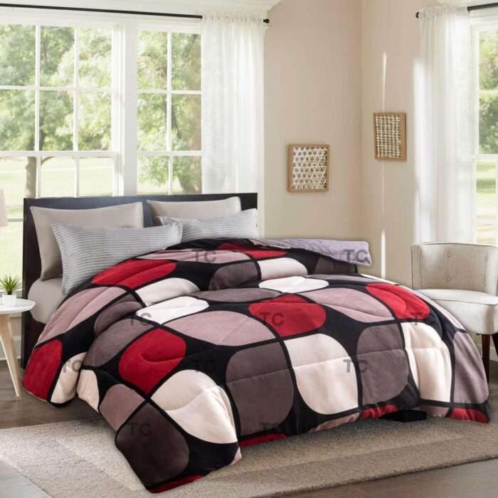 Single Floral Woolen Duvet
