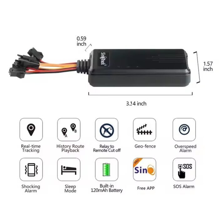 GPS Car Tracker with Real-Time Tracking