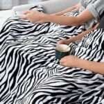 Floral Coral Fleece Throw Blanket