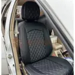 Universal Black PU Leather Car Seat Cover for 5-Seaters - Image 4