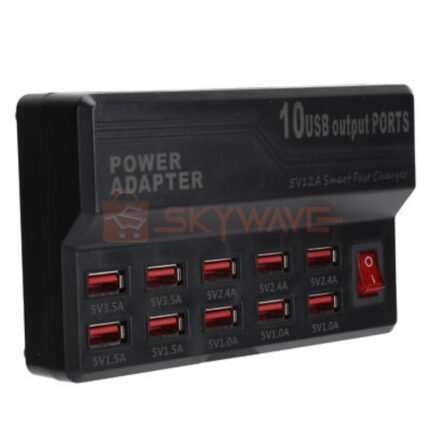 10 USB Ports Mobile Fast Power Adapter