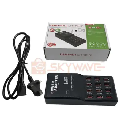 12 USB Ports Mobile Fast Power Adapter