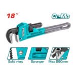 TOTAL Pipe wrench