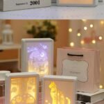 3d paper carving light ornaments