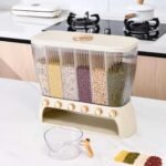 Acrylic Partitioned Cereal Dispenser - Image 3