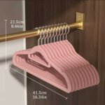 10pcs Velvet Non-Slip Hangers - Image 3
