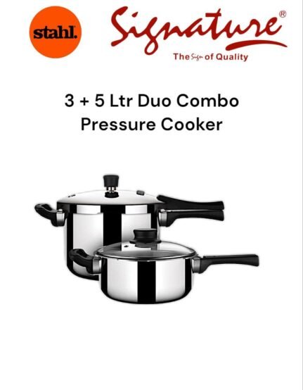 Stahl Duo Combo stainless Steel pressure Cookers