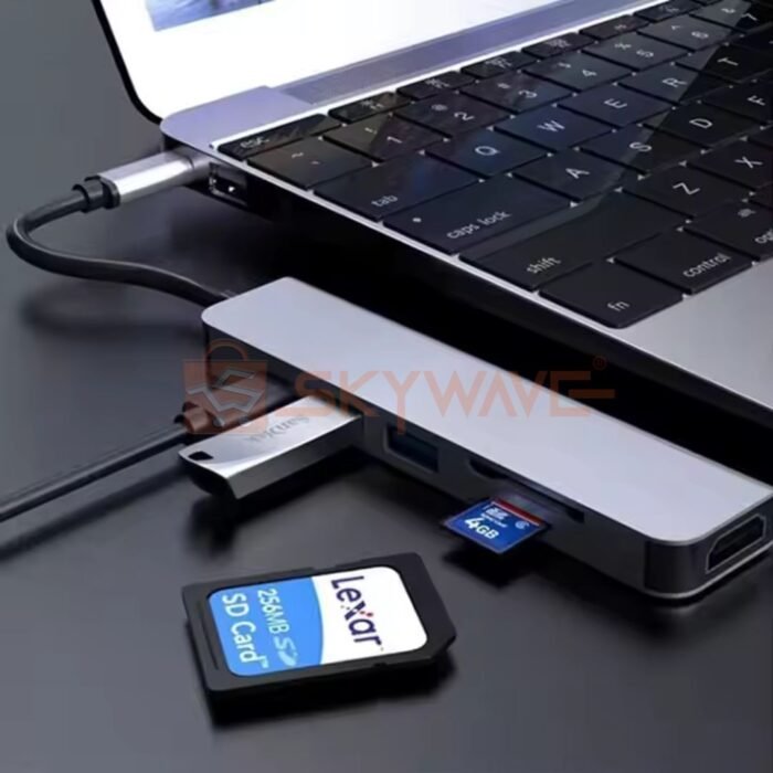 6-in-1 Multi-Function Type-C Adapter