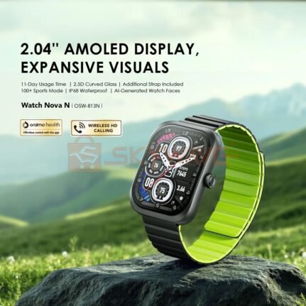 Oraimo Watch Nova N 2.04'' AMOLED 2.5D Smart Watch – OSW-813N