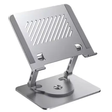 360 degree rotating foldable laptop stand