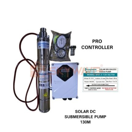 PREMIER DC solar submersible pump 3ES1.2-70-24/250
