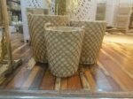 Medium Size High Quality Stackable handmade basket - Image 5