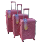 Unbreakable Rubber Suitcase PP 3-in-1 Suitcase Set