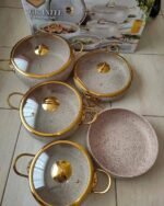 9Pcs Granite Coating Kitchen Cookware Set - Image 3