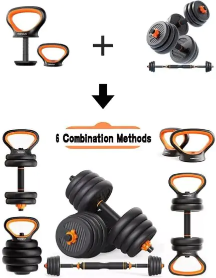 30Kgs 6-in-1 Adjustable Kettlebell Weights