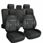 Fabric and Leather Mix Car Seat Covers