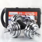 15Kgs Generic Chrome Dumbbells Set (Set of 2)