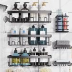 6pcs Set Shower Caddy Shelf / Bathroom Organizer