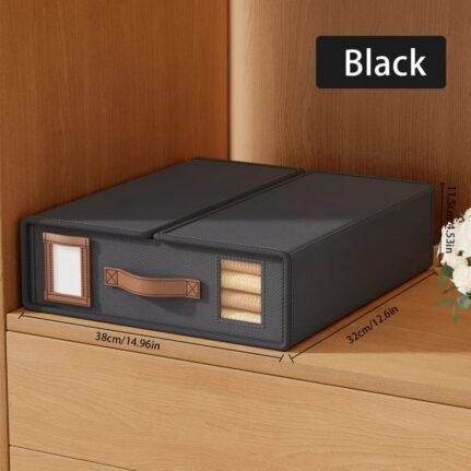 Stackable Fabric Closet Storage Organizer Box