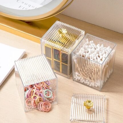 Single Multifunction Makeup Cotton Pad Storage Box