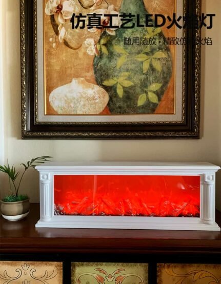 LED Electric Fireplace Flame Lamp 100*12*28