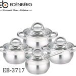 Edenburg 8pc Stainless Steel Cookware