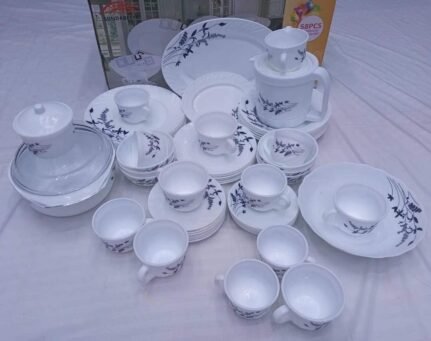 Elegant 58pcs Ceramic Dinner Set