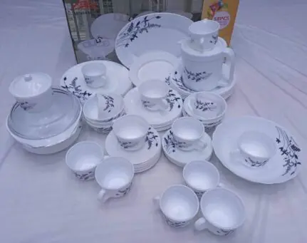 Elegant 58pcs Ceramic Dinner Set