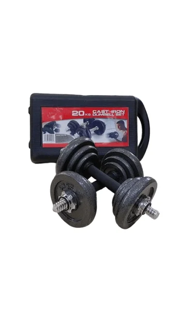 20kg Dumbbell Set with Case