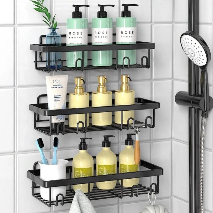 6pcs Set Shower Caddy Shelf / Bathroom Organizer
