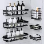 6pcs Set Shower Caddy Shelf / Bathroom Organizer