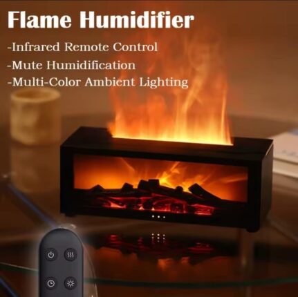 Dynamic Flame Fireplace Essential Oil Diffuser/Humidifier