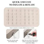 INTEX Inflatable Mattress Plus Free Electric Pump and 2 Pillows