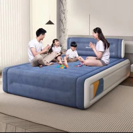 Big Size 5*6 Inflatable Air Bed with Head Rest