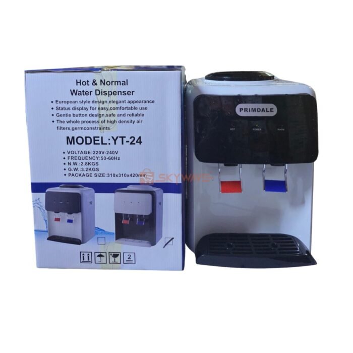 Primdale Table Hot & Normal Water Dispenser – Model YT-24